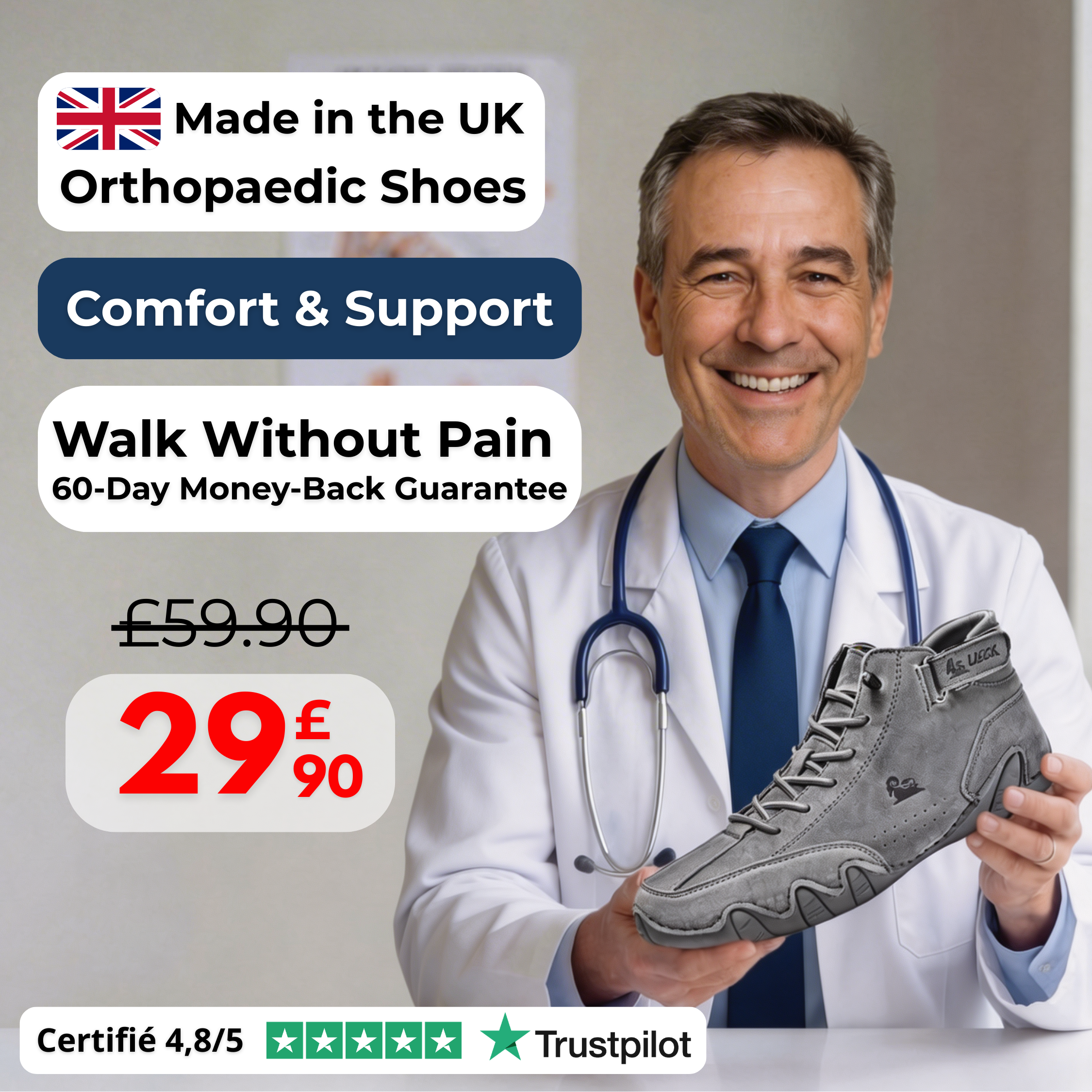 HealStep™ | Medical-Grade Comfort with Impact Reduction Technology