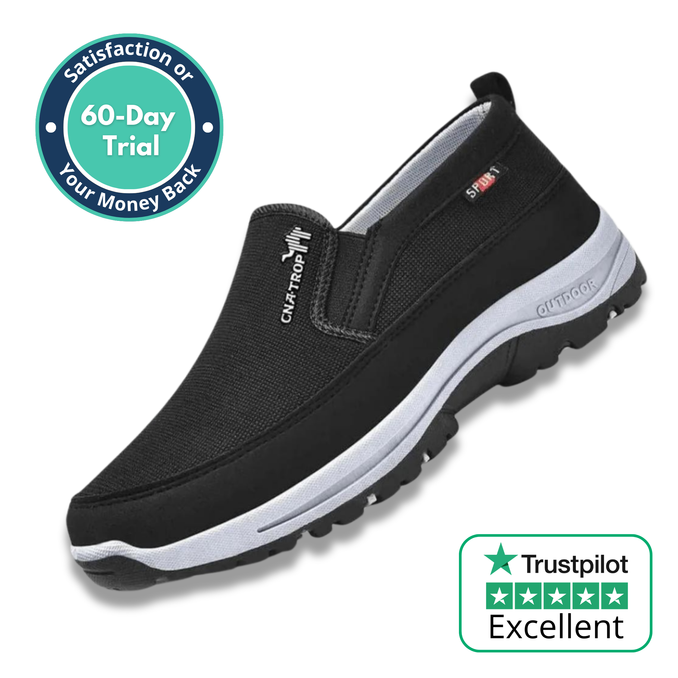 OrthoStride™ | The UK’s Leading Orthopaedic Shoes for Daily Comfort (Black Clinical Series)