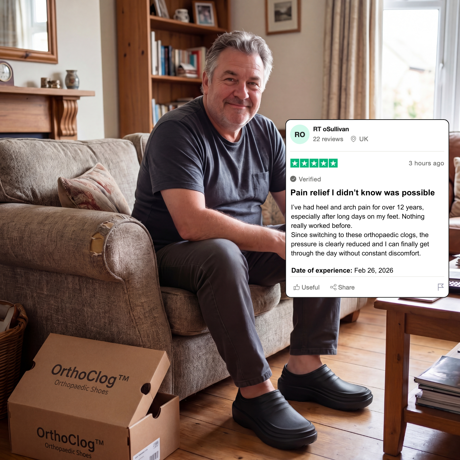 OrthoClog™ | The UK’s Leading Pain Relief Clogs for Long Workdays