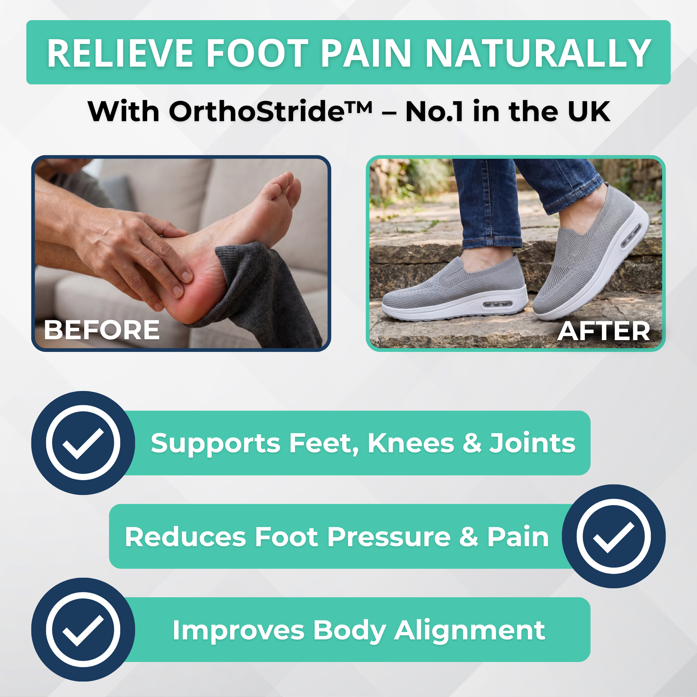 OrthoAlign™ | Engineered Foot Alignment System for Improved Gait & Stability